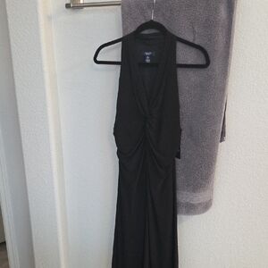 NWT CHAPS Black Backless Dress